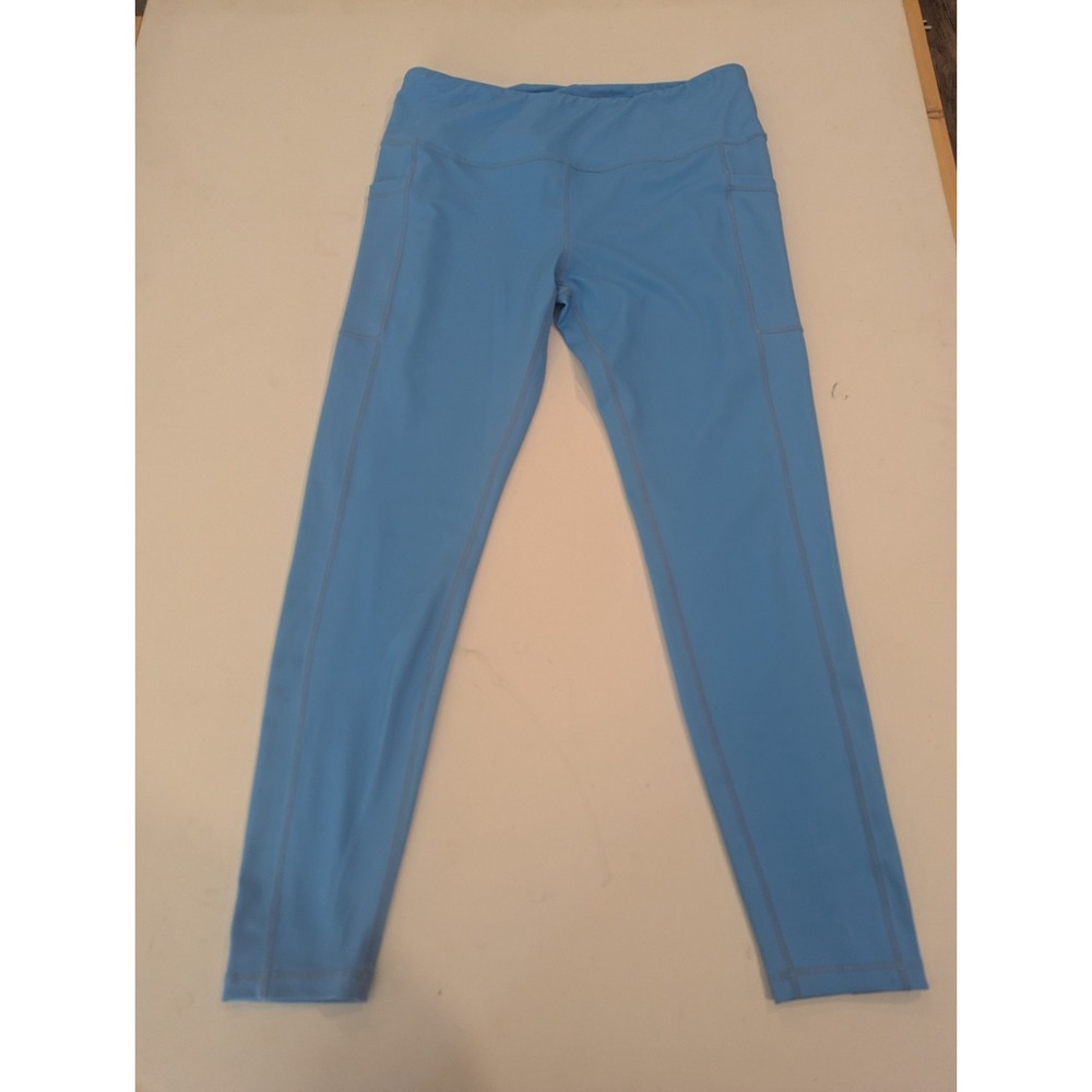 Constantly Varied Gear CVG Leggings XL Solid Light Blue Pockets Activewear
